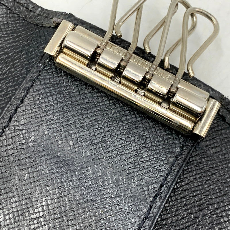 【中古品】【メンズ/レディース】 LOUIS VUITTON ルイ・ヴィトン CA0071 M30522 タイガ ミュルティクレ4 キーケース 4連 小物 179-241223-ma-31-izu カラー：黒 万代Net店