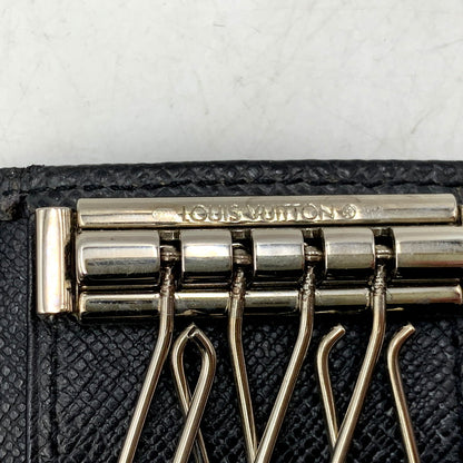 【中古品】【メンズ/レディース】 LOUIS VUITTON ルイ・ヴィトン CA0071 M30522 タイガ ミュルティクレ4 キーケース 4連 小物 179-241223-ma-31-izu カラー：黒 万代Net店