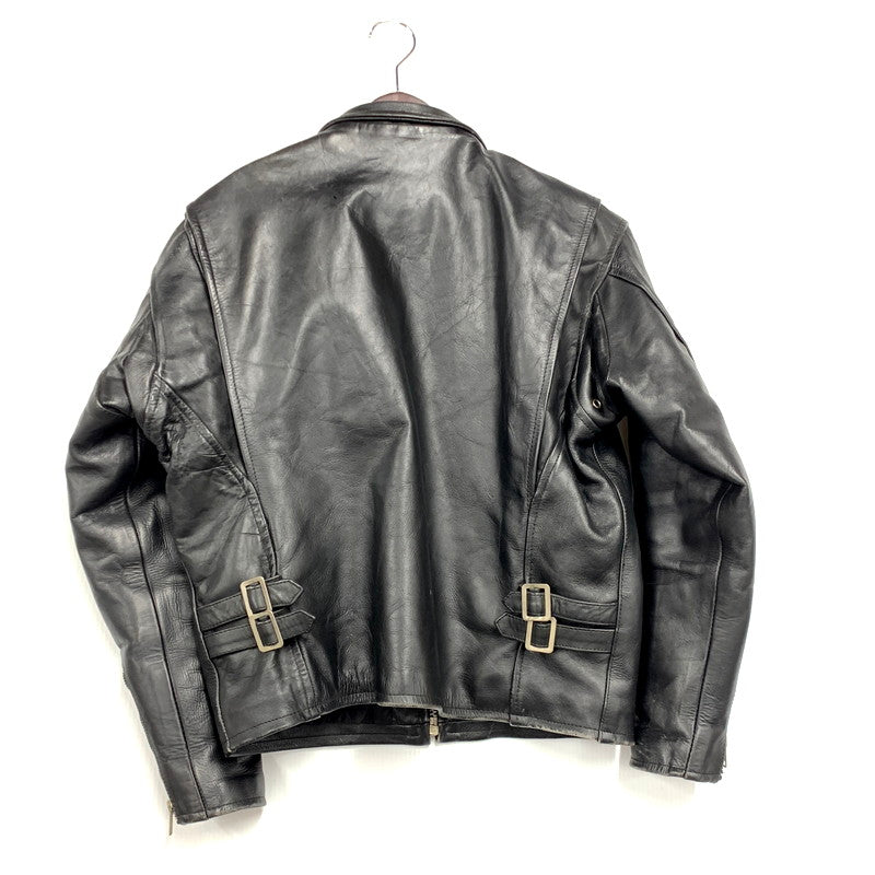 【現状渡し品】【メンズ】  NEW DESIGNS ＆ IDEA SINGLE RIDERS JACKET シングルライダースジャケット アウター 146-241227-as-08-izu サイズ：M カラー：ブラック 万代Net店