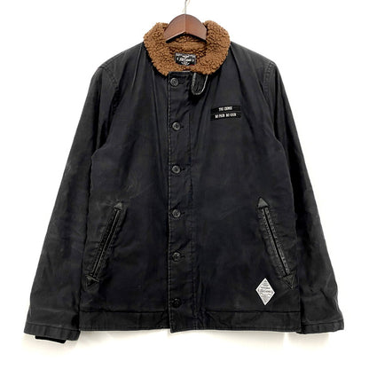 【中古品】【メンズ】  THE CRIMIE BOA LINER WORK JACKET クライミー ボアライナーワークジャケット アウター 142-241226-ay-07-izu サイズ：M カラー：ブラック 万代Net店