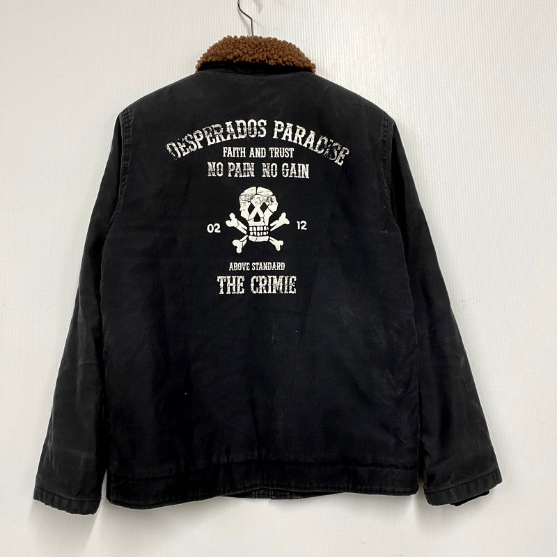 【中古品】【メンズ】  THE CRIMIE BOA LINER WORK JACKET クライミー ボアライナーワークジャケット アウター 142-241226-ay-07-izu サイズ：M カラー：ブラック 万代Net店