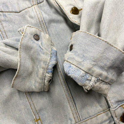 【中古品】【メンズ】 Guess ゲス 90S DENIM JACKET デニムジャケット USA製 Gジャン ジージャン アウター 146-241226-ay-04-izu サイズ：XL カラー：ライトインディゴ 万代Net店