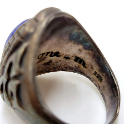 【現状渡し品】【メンズ/レディース】  UNKNOWN 925 STONE SILVER RING ストーン シルバー リング 指輪 アクセサリー 192-241224-as-20-izu カラー：シルバー系 万代Net店