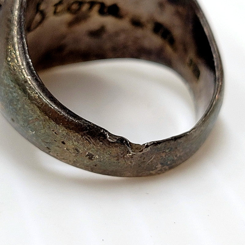 【現状渡し品】【メンズ/レディース】  UNKNOWN 925 STONE SILVER RING ストーン シルバー リング 指輪 アクセサリー 192-241224-as-20-izu カラー：シルバー系 万代Net店