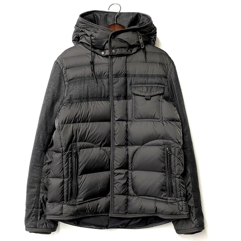 【中古品】【メンズ】 RYAN GIUBBOTTO HOODED DOWN JACKET C20914139285 53227 ライアンジュポット フーデッド ダウンジャケット アウター 141-241224-as-05-izu サイズ：5 カラー：グレー系 万代Net店