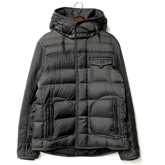 【中古品】【メンズ】 RYAN GIUBBOTTO HOODED DOWN JACKET C20914139285 53227 ライアンジュポット フーデッド ダウンジャケット アウター 141-241224-as-05-izu サイズ：5 カラー：グレー系 万代Net店