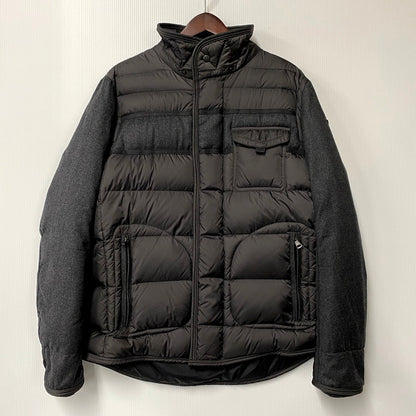【中古品】【メンズ】 RYAN GIUBBOTTO HOODED DOWN JACKET C20914139285 53227 ライアンジュポット フーデッド ダウンジャケット アウター 141-241224-as-05-izu サイズ：5 カラー：グレー系 万代Net店