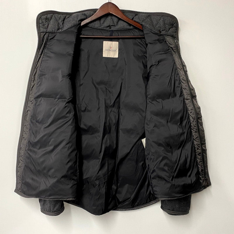【中古品】【メンズ】 RYAN GIUBBOTTO HOODED DOWN JACKET C20914139285 53227 ライアンジュポット フーデッド ダウンジャケット アウター 141-241224-as-05-izu サイズ：5 カラー：グレー系 万代Net店