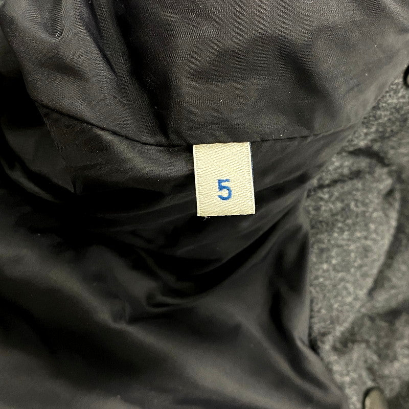 【中古品】【メンズ】 RYAN GIUBBOTTO HOODED DOWN JACKET C20914139285 53227 ライアンジュポット フーデッド ダウンジャケット アウター 141-241224-as-05-izu サイズ：5 カラー：グレー系 万代Net店