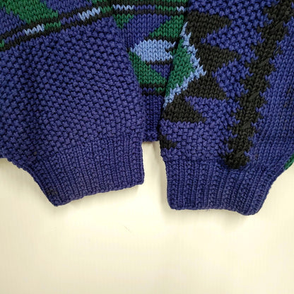 【現状渡し品】【メンズ】  CHAPS RALPH LAUREN チャップス ラルフローレン 80S HAND KNIT ハンドニット 長袖 トップス 146-241226-as-01-izu サイズ：L カラー：マルチ 万代Net店