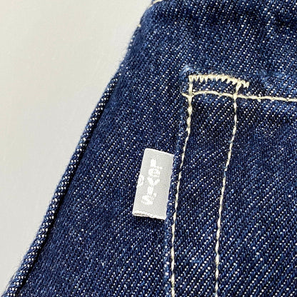 【中古品】【レディース】 Levi's リーバイス SILVER TAB LOW BAGGY CROP WIDE DENIM PANTS A6281-0001 シルバータブ ローバギークロップ ワイドデニムパンツ ジーンズ ズボン ボトムス 171-241230-ay-05-izu サイズ：23 カラー：インディゴ 万代Net店