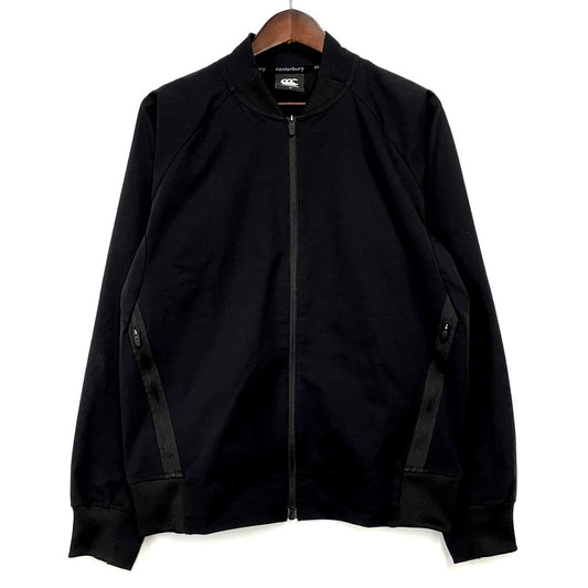 【中古品】【メンズ】  CANTERBURY ZIP BLOUSON RP71539 カンタベリー ジップ ブルゾン ジャケット スポーツウェア ライトアウター 147-241230-ay-11-izu サイズ：M カラー：ブラック 万代Net店