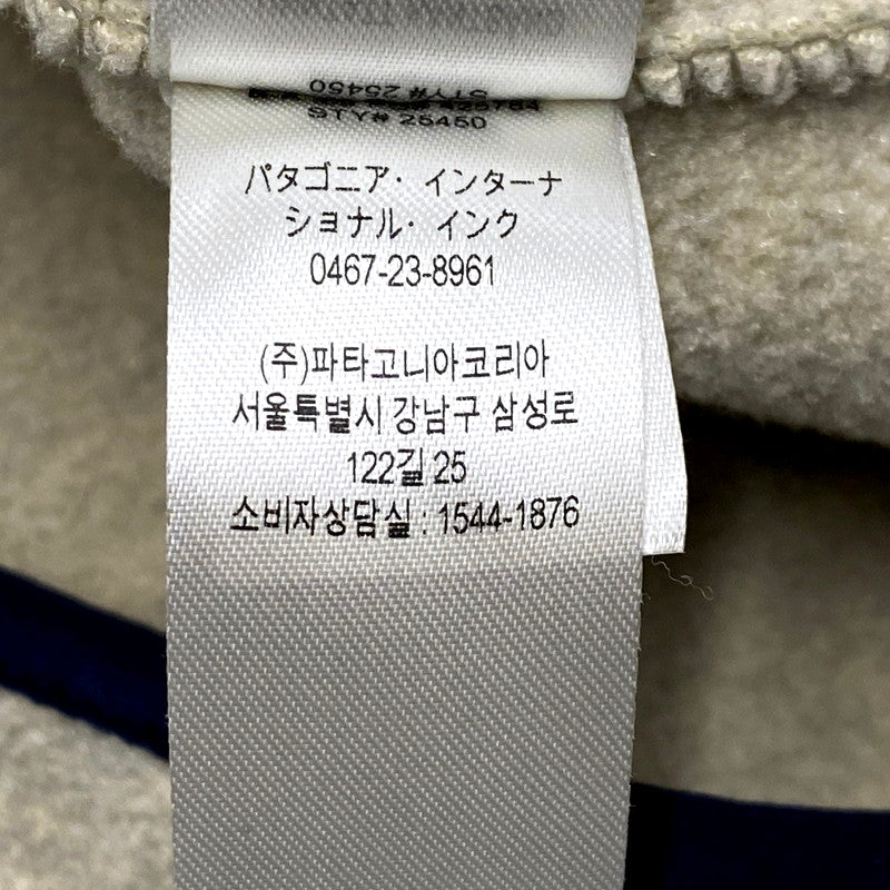 【中古品】【メンズ】 patagonia パタゴニア SYNCHILLA SNAP-T FLEECE PULLOVER 25450FA22 シンチラ スナップT フリース プルオーバー 2022年製 144-241226-as-08-izu サイズ：S カラー：グレー系 万代Net店