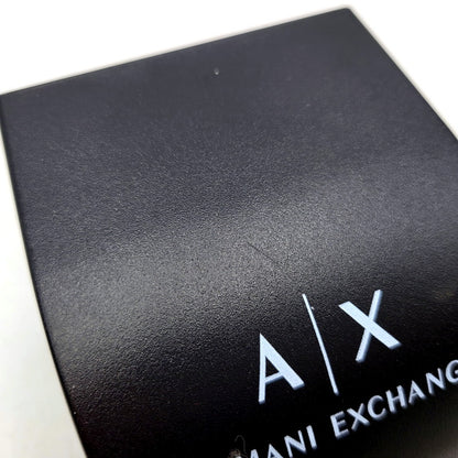 【中古品】【メンズ/レディース】 ARMANI EXCHANGE アルマーニエクスチェンジ AX2098 黒文字盤 クロノグラフ 腕時計 198-250207-as-49-izu カラー：ブラック 万代Net店