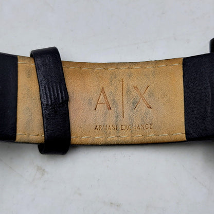 【中古品】【メンズ/レディース】 ARMANI EXCHANGE アルマーニエクスチェンジ AX2098 黒文字盤 クロノグラフ 腕時計 198-250207-as-49-izu カラー：ブラック 万代Net店