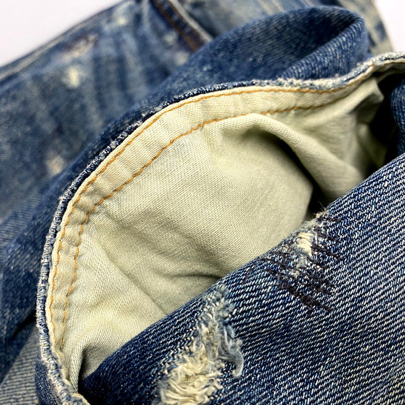 【中古品】【メンズ】 POLO RALPH LAUREN ポロ・ラルフローレン USED DENIM PANTS 09832 ユーズドデニムパンツ ジーンズ ボトムス 158-241231-as-27-izu サイズ：36×34 カラー：インディゴ 万代Net店