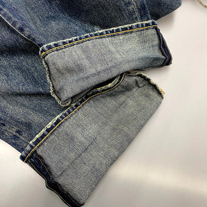 【中古品】【メンズ】 POLO RALPH LAUREN ポロ・ラルフローレン USED DENIM PANTS 09832 ユーズドデニムパンツ ジーンズ ボトムス 158-241231-as-27-izu サイズ：36×34 カラー：インディゴ 万代Net店