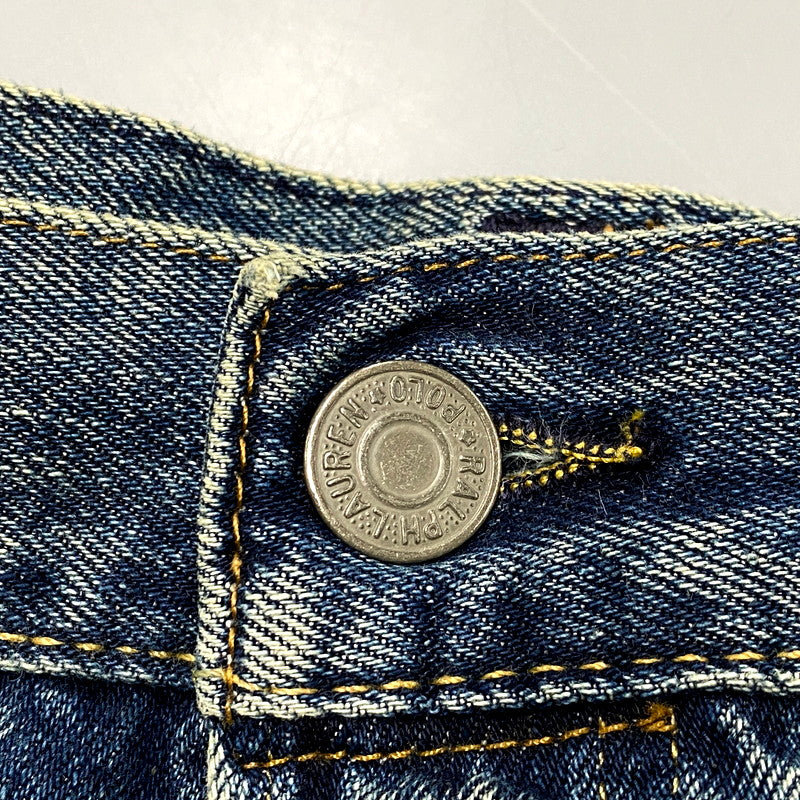 【中古品】【メンズ】 POLO RALPH LAUREN ポロ・ラルフローレン USED DENIM PANTS 09832 ユーズドデニムパンツ ジーンズ ボトムス 158-241231-as-27-izu サイズ：36×34 カラー：インディゴ 万代Net店