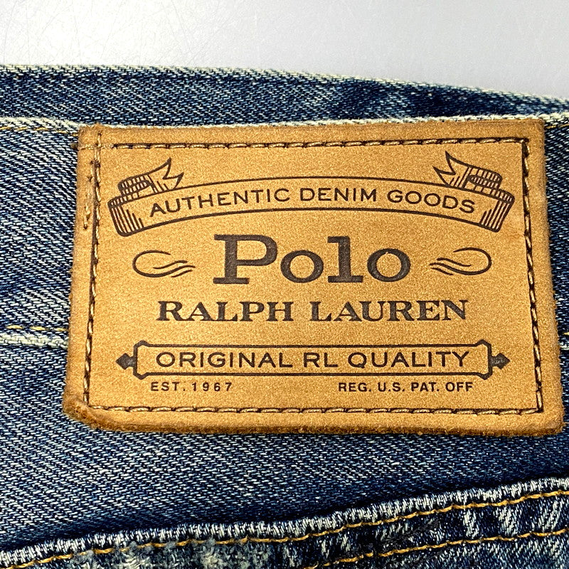 【中古品】【メンズ】 POLO RALPH LAUREN ポロ・ラルフローレン USED DENIM PANTS 09832 ユーズドデニムパンツ ジーンズ ボトムス 158-241231-as-27-izu サイズ：36×34 カラー：インディゴ 万代Net店