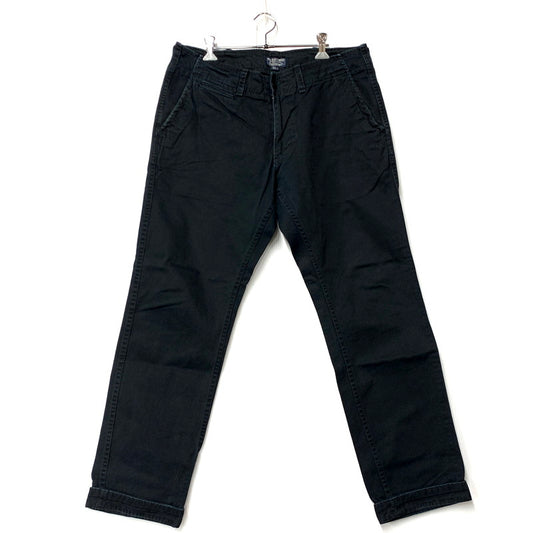 【中古品】【メンズ】  POLO JEANS COMPANY RALPH LAUREN ポロジーンズカンパニー ラルフローレン CHINO PANTS 35545 チノパンツ ボトムス 157-250102-as-15-izu サイズ：34×32 カラー：ブラック 万代Net店