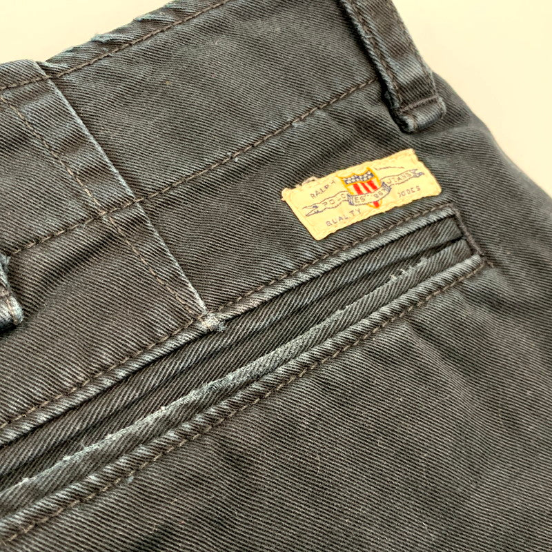 【中古品】【メンズ】  POLO JEANS COMPANY RALPH LAUREN ポロジーンズカンパニー ラルフローレン CHINO PANTS 35545 チノパンツ ボトムス 157-250102-as-15-izu サイズ：34×32 カラー：ブラック 万代Net店