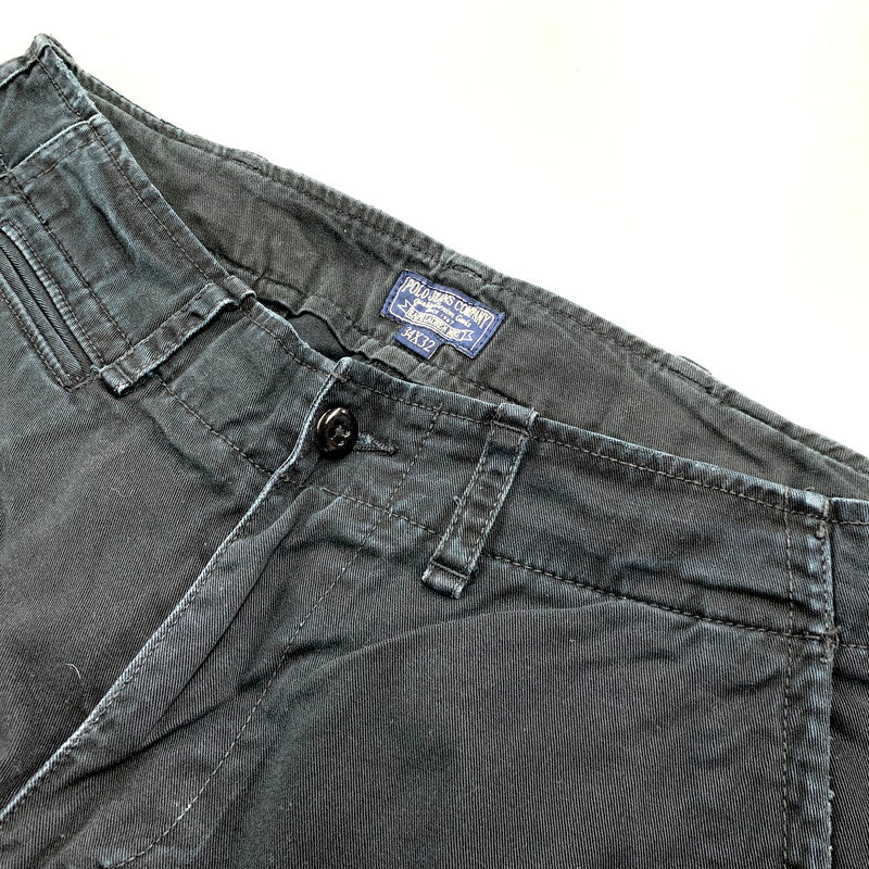 【中古品】【メンズ】  POLO JEANS COMPANY RALPH LAUREN ポロジーンズカンパニー ラルフローレン CHINO PANTS 35545 チノパンツ ボトムス 157-250102-as-15-izu サイズ：34×32 カラー：ブラック 万代Net店