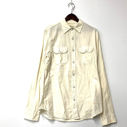 【中古品】【メンズ】 DENIM&SUPPLY デニムアンドサプライ RALPH LAUREN ラルフローレン LONGHORN LS SHIRT 50334 ロングスリーブ シャツ 長袖 トップス 147-250102-as-06-izu サイズ：M カラー：クリーム系 万代Net店