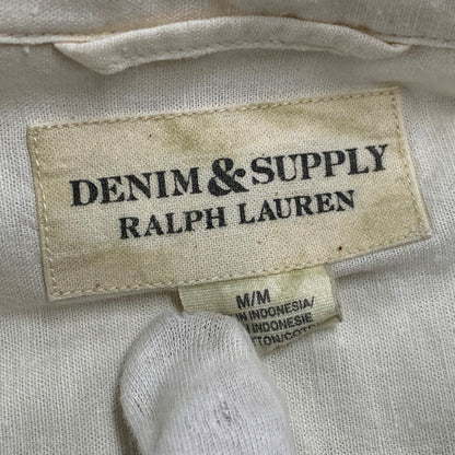 【中古品】【メンズ】 DENIM&SUPPLY デニムアンドサプライ RALPH LAUREN ラルフローレン LONGHORN LS SHIRT 50334 ロングスリーブ シャツ 長袖 トップス 147-250102-as-06-izu サイズ：M カラー：クリーム系 万代Net店