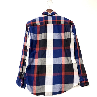 【中古品】【メンズ】 BLACK LABELCRESTBRIDGE ブラックレーベル・クレストブリッジ LS CHECK SHIRT 51M01-100-28 ロングスリーブ チェックシャツ 長袖 トップス 141-250102-as-07-izu サイズ：S カラー：マルチカラー 万代Net店