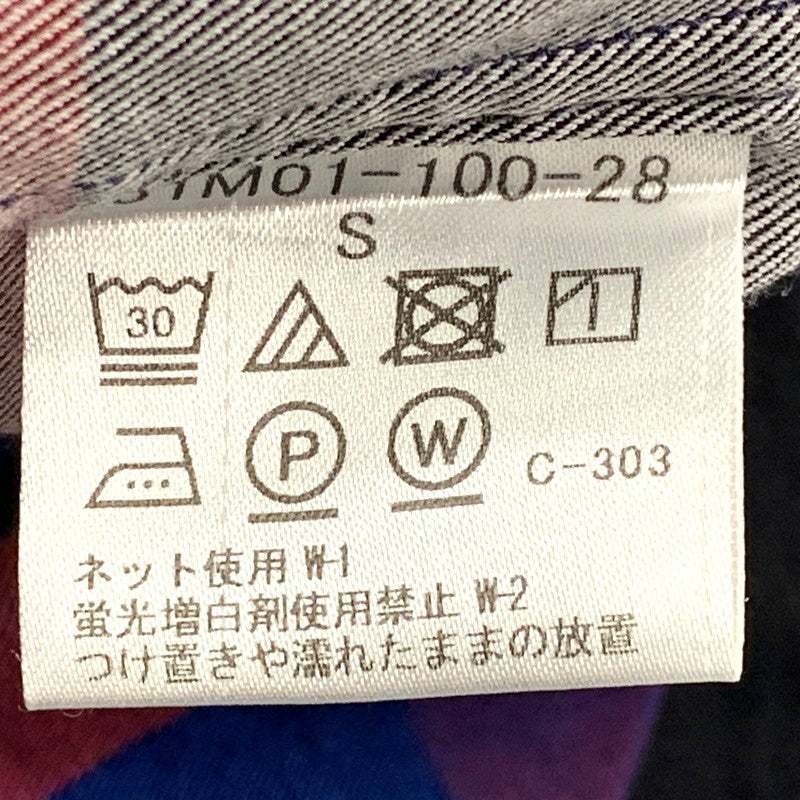 【中古品】【メンズ】 BLACK LABELCRESTBRIDGE ブラックレーベル・クレストブリッジ LS CHECK SHIRT 51M01-100-28 ロングスリーブ チェックシャツ 長袖 トップス 141-250102-as-07-izu サイズ：S カラー：マルチカラー 万代Net店