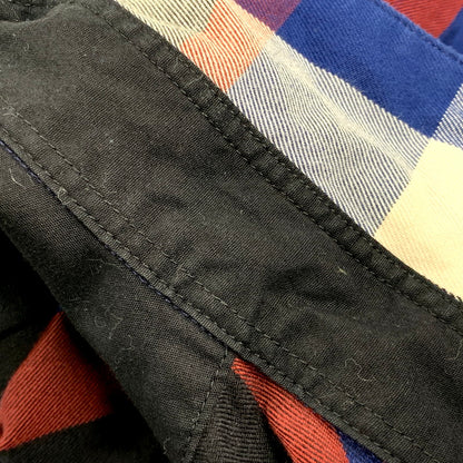 【中古品】【メンズ】 BLACK LABELCRESTBRIDGE ブラックレーベル・クレストブリッジ LS CHECK SHIRT 51M01-100-28 ロングスリーブ チェックシャツ 長袖 トップス 141-250102-as-07-izu サイズ：S カラー：マルチカラー 万代Net店