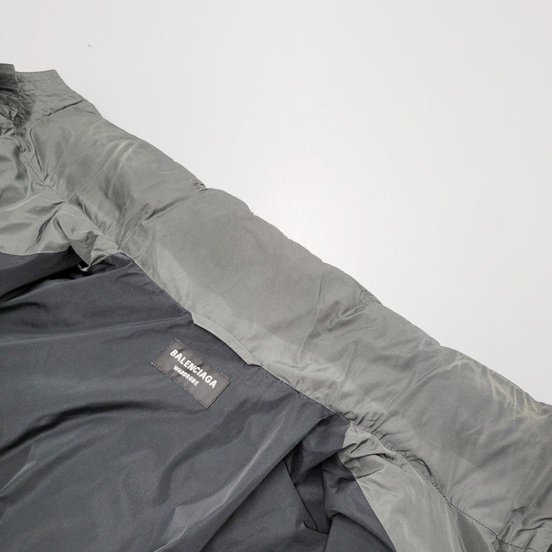 【中古品】【メンズ】 BALENCIAGA バレンシアガ 642228 BB PUFFER JACKET パファージャケット アウター 中綿 長袖 141-241228-ma-01-izu サイズ：46 カラー：グレー 万代Net店