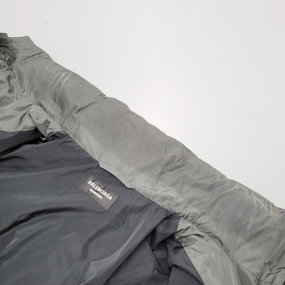 【中古品】【メンズ】 BALENCIAGA バレンシアガ 642228 BB PUFFER JACKET パファージャケット アウター 中綿 長袖 141-241228-ma-01-izu サイズ：46 カラー：グレー 万代Net店
