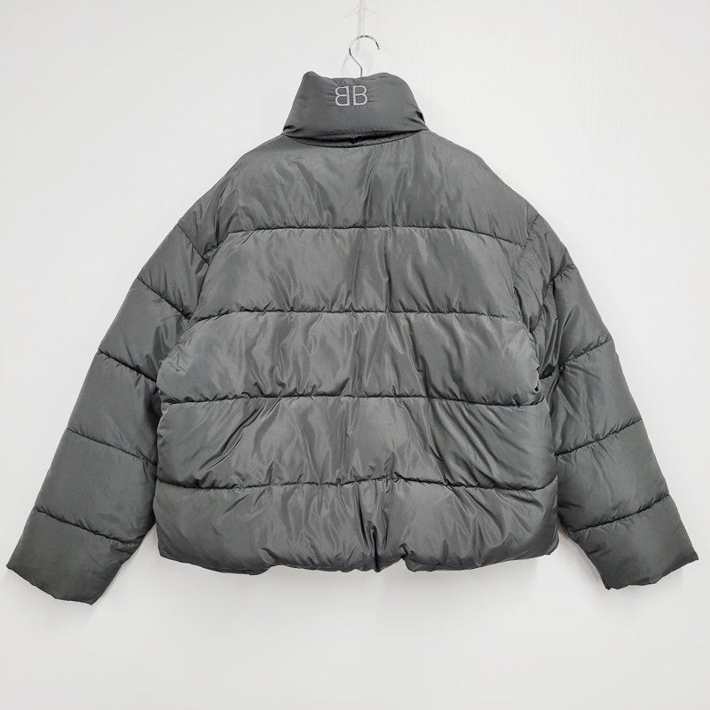 【中古品】【メンズ】 BALENCIAGA バレンシアガ 642228 BB PUFFER JACKET パファージャケット アウター 中綿 長袖 141-241228-ma-01-izu サイズ：46 カラー：グレー 万代Net店