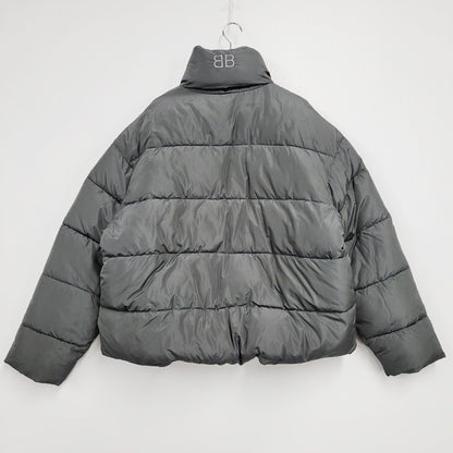 【中古品】【メンズ】 BALENCIAGA バレンシアガ 642228 BB PUFFER JACKET パファージャケット アウター 中綿 長袖 141-241228-ma-01-izu サイズ：46 カラー：グレー 万代Net店