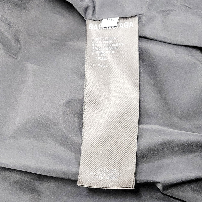 【中古品】【メンズ】 BALENCIAGA バレンシアガ 642228 BB PUFFER JACKET パファージャケット アウター 中綿 長袖 141-241228-ma-01-izu サイズ：46 カラー：グレー 万代Net店