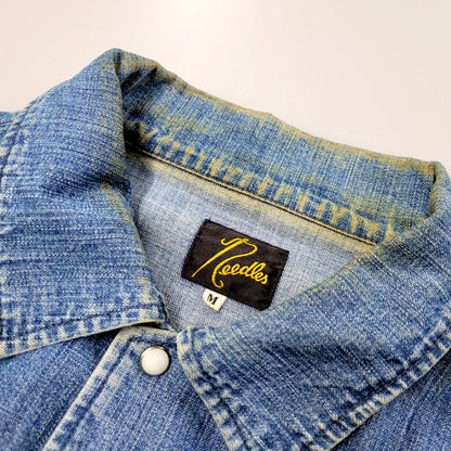 【中古品】【メンズ】 Needles ニードルス PAPILLON WESTERN DENIM JACKET IN356 パピヨン ウエスタンデニムジャケット アウター 140-241229-as-12-izu サイズ：M カラー：インディゴ 万代Net店