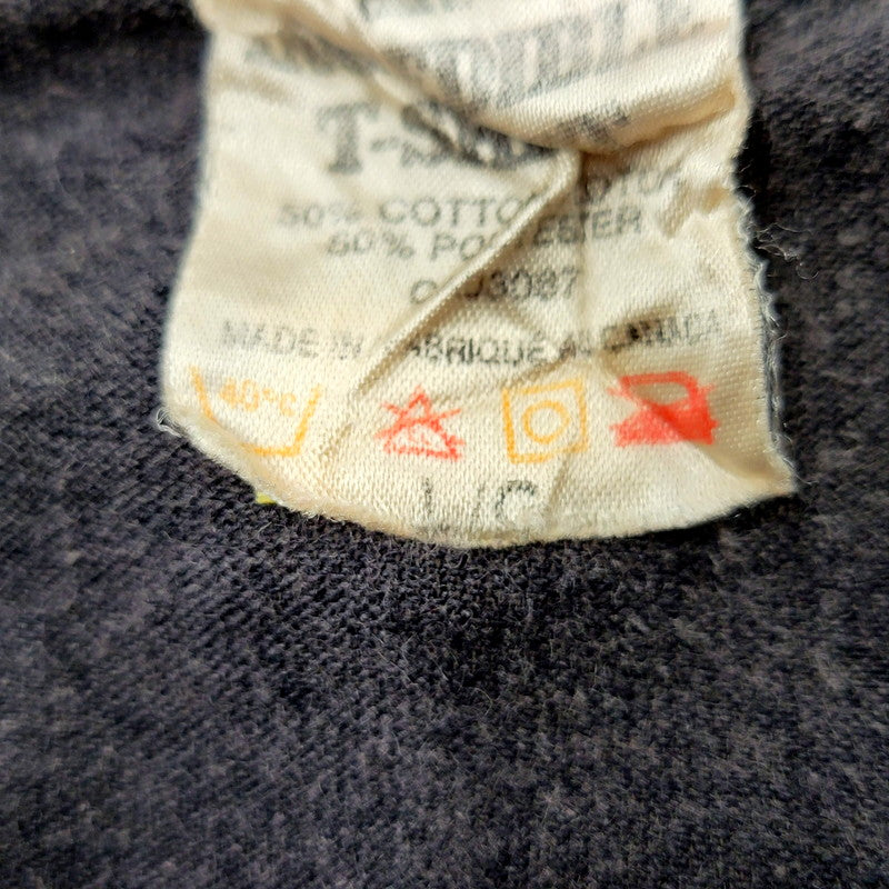 【現状渡し品】【メンズ】 INCREDIBLE c1989 80S ALICE COOPER TRASH BAND TEE T-SHIRT アリス クーパー トラッシュ Tシャツ カナダ製 半袖 トップス 146-241229-as-10-izu サイズ：L カラー：ブラック系 万代Net店