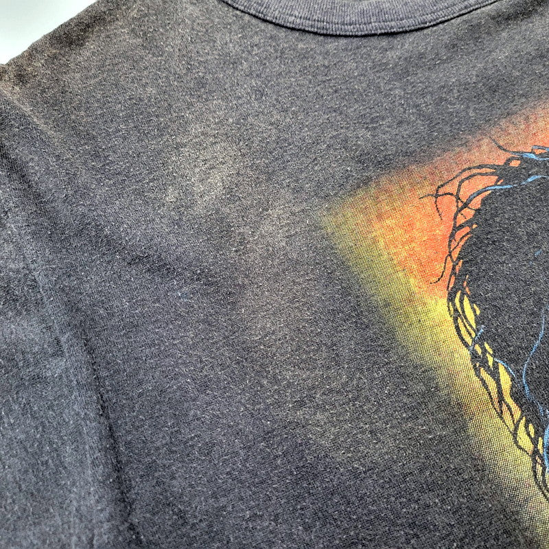 【現状渡し品】【メンズ】 INCREDIBLE c1989 80S ALICE COOPER TRASH BAND TEE T-SHIRT アリス クーパー トラッシュ Tシャツ カナダ製 半袖 トップス 146-241229-as-10-izu サイズ：L カラー：ブラック系 万代Net店