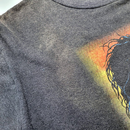 【現状渡し品】【メンズ】 INCREDIBLE c1989 80S ALICE COOPER TRASH BAND TEE T-SHIRT アリス クーパー トラッシュ Tシャツ カナダ製 半袖 トップス 146-241229-as-10-izu サイズ：L カラー：ブラック系 万代Net店