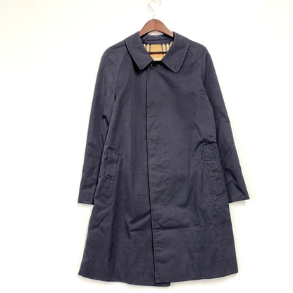 【中古品】【メンズ】 Burberrys バーバリーズ SOUTIEN COLLAR COAT ステンカラーコート アウター 141-250108-as-09-izu サイズ：下記参照 カラー：ネイビー 万代Net店