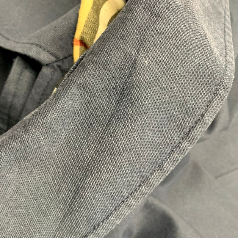 【中古品】【メンズ】 Burberrys バーバリーズ SOUTIEN COLLAR COAT ステンカラーコート アウター 141-250108-as-09-izu サイズ：下記参照 カラー：ネイビー 万代Net店