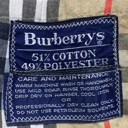 【中古品】【メンズ】 Burberrys バーバリーズ SOUTIEN COLLAR COAT ステンカラーコート アウター 141-250108-as-09-izu サイズ：下記参照 カラー：ネイビー 万代Net店