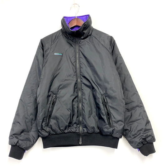 【中古品】【メンズ】 Columbia コロンビア SPORTS WEAR スポーツウェア 90s REVERSIBLE NYLON JACKET リバーシブル ナイロンジャケット アウター 146-250108-as-07-izu サイズ：M カラー：ブラック×パープル 万代Net店