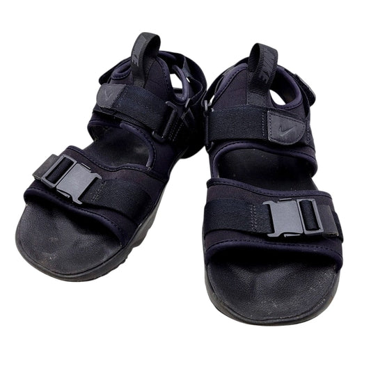 【中古品】【メンズ】 NIKE ナイキ SANDAL CANYON CI8797-001 サンダル キャニオン シューズ 靴 160-250107-as-27-izu サイズ：27cm カラー：BLACK/BLACK 万代Net店