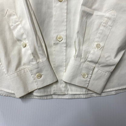 【中古品】【メンズ】 BURBERRY LONDON バーバリー ロンドン LOGO STRETCH COTTON SHIRT 8021794 ロゴストレッチ コットンシャツ 長袖 トップス 141-250107-as-15-izu サイズ：M カラー：ホワイト 万代Net店