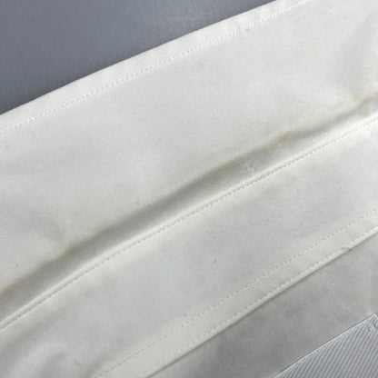 【中古品】【メンズ】 BURBERRY LONDON バーバリー ロンドン LOGO STRETCH COTTON SHIRT 8021794 ロゴストレッチ コットンシャツ 長袖 トップス 141-250107-as-15-izu サイズ：M カラー：ホワイト 万代Net店