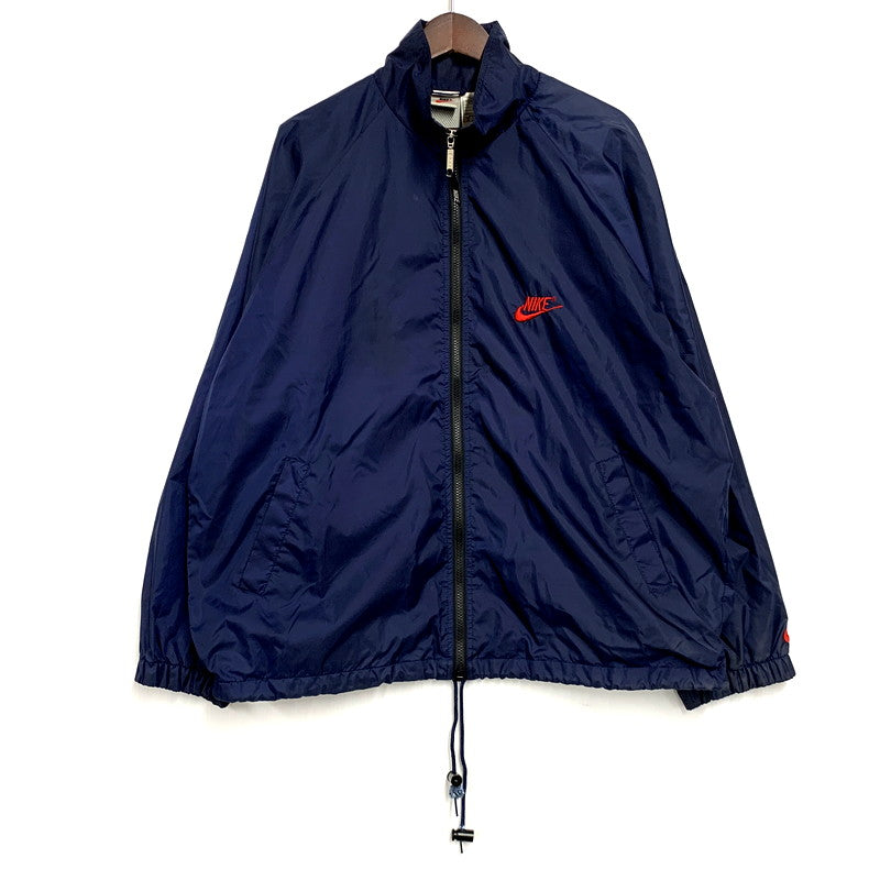 【中古品】【メンズ】 NIKE ナイキ 90S NYLON JACKET F50206 PTG ナイロンジャケット 銀タグ アウター 146-250109-as-10-izu サイズ：M カラー：ネイビー 万代Net店