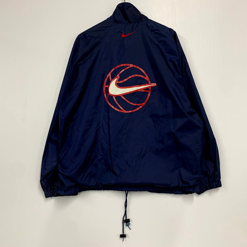 【中古品】【メンズ】 NIKE ナイキ 90S NYLON JACKET F50206 PTG ナイロンジャケット 銀タグ アウター 146-250109-as-10-izu サイズ：M カラー：ネイビー 万代Net店