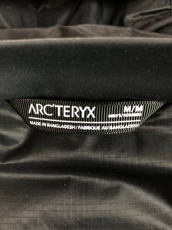 【中古品】【メンズ】 ARC'TERYX アークテリクス ATOM AR HOODY BLACK 14648 アトム エーアール フーディー アウター 144-251108-rt-08-tag サイズ：M カラー：ブラック 万代Net店